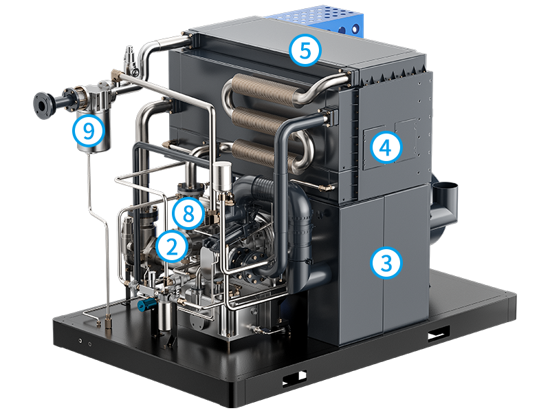 VOS-D - Compressor Oil-Free de Parafuso Seco - Miniatura 4